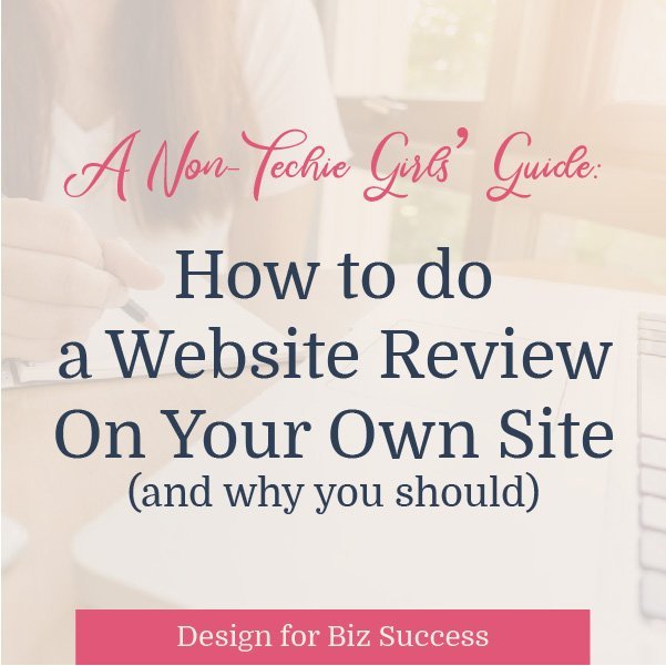 how to do a web review blog graphic